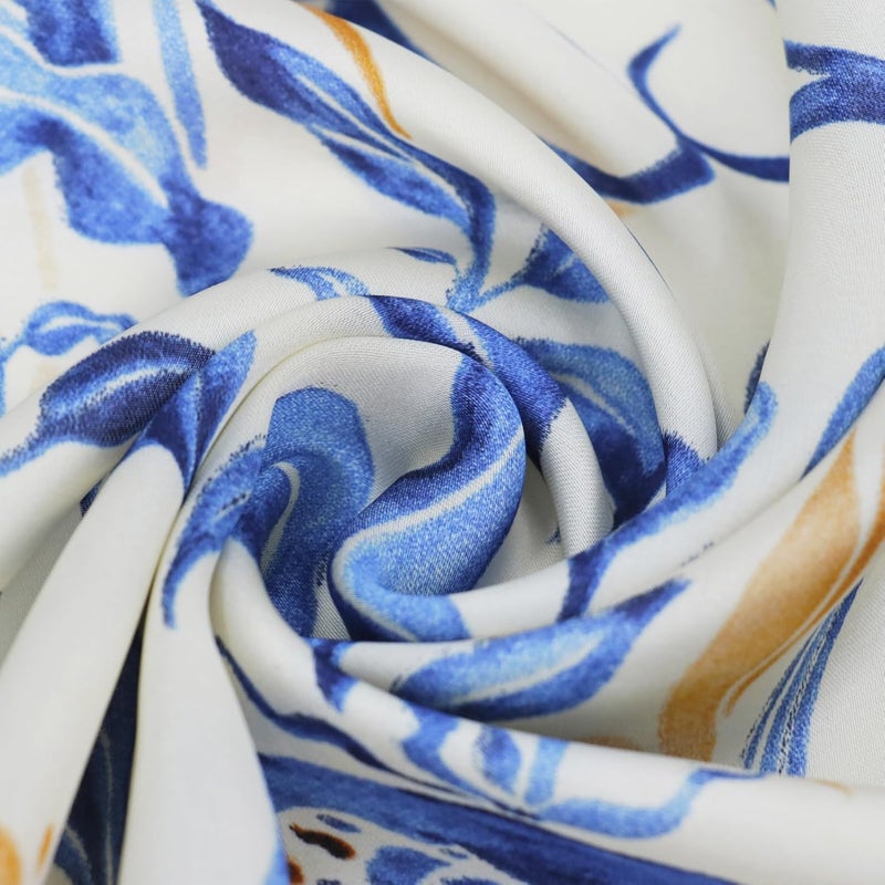 vimate Head Scarf for Women Hair 27'' Square Satin Silk Feeling Bnadana Neck Scarf Handbag Accessories Etc - Image 3